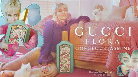 pubblicità gucci profumo 2021|miley cyrus gucci commercial.